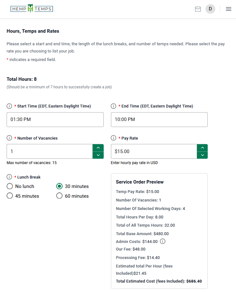 how to post jobs and understanding billing