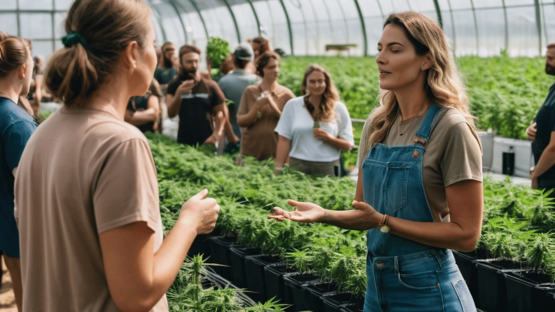 harvesting and packaging at hemp temps university